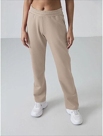 Pantalon de jogging femme en molleton, jambe droite tommy