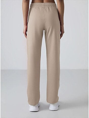 Pantalon de jogging femme en molleton, jambe droite tommy