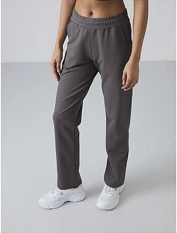 Pantalon de jogging femme en molleton, jambe droite tommy