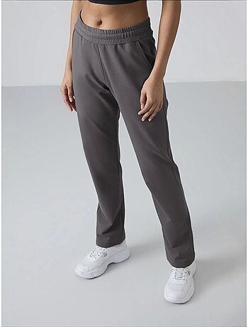 Pantalon de jogging femme en molleton, jambe droite tommy