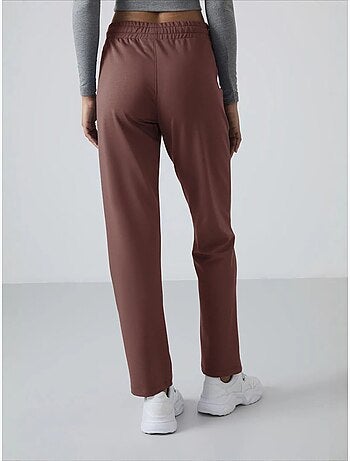 Pantalon de jogging femme en molleton, jambe droite tommy