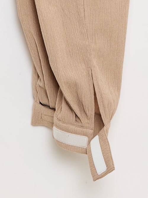 Pantalon de jogging femme maille légère taille élastiquée - Kiabi
