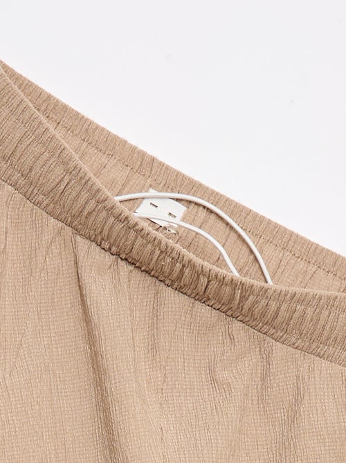 Pantalon de jogging femme maille légère taille élastiquée - Kiabi