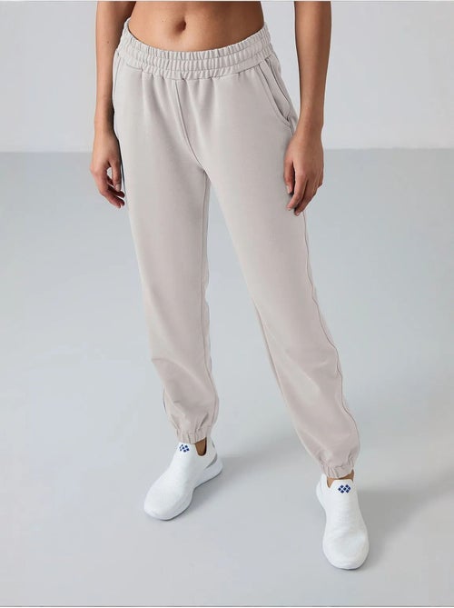 Pantalon de jogging femme taille haute coupe décontractée tommy - Kiabi