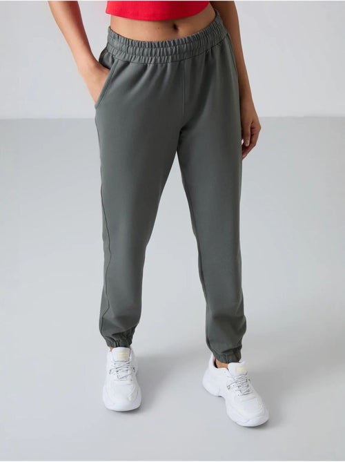 Pantalon de jogging femme taille haute coupe décontractée tommy - Kiabi Pantalon de jogging femme taille haute coupe décontractée tommy - Kiabi