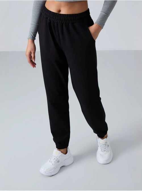 Pantalon de jogging femme taille haute coupe décontractée tommy - Kiabi Pantalon de jogging femme taille haute coupe décontractée tommy - Kiabi