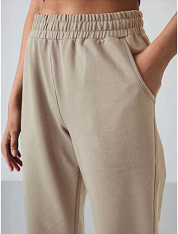 Pantalon de jogging femme taille haute coupe décontractée tommy