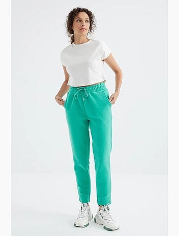 Pantalon de jogging femme taille haute tommy