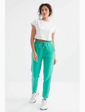 Pantalon de jogging femme taille haute tommy