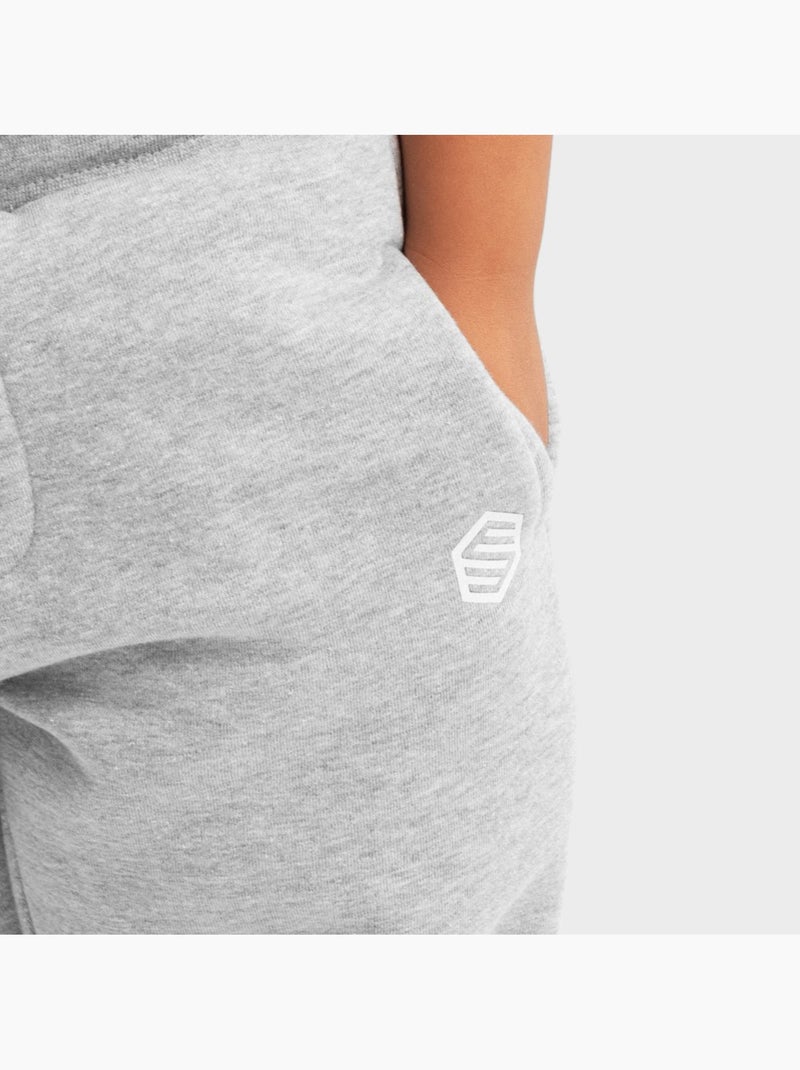 Pantalon de jogging fille lifestyle enfants snug-g Blanc Gris - Kiabi