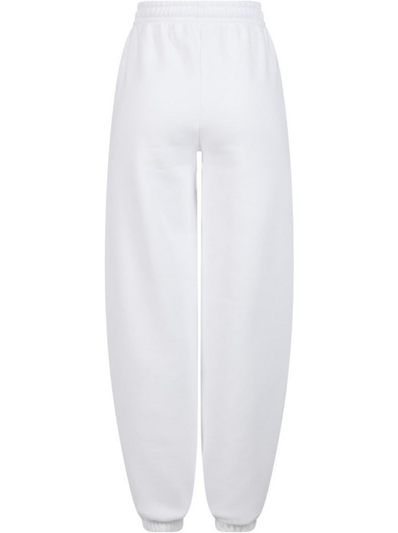 Pantalon de jogging fluffy - build your brand Blanc - Kiabi