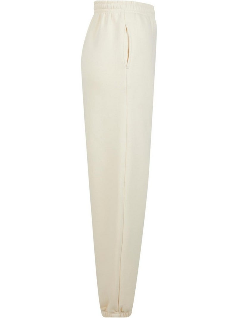 Pantalon de jogging fluffy - build your brand Blanc nacré - Kiabi
