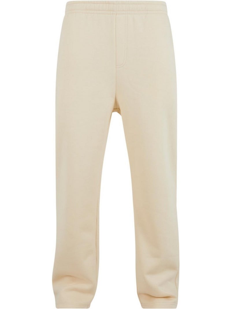 Pantalon de jogging fluffy - build your brand Blanc nacré - Kiabi