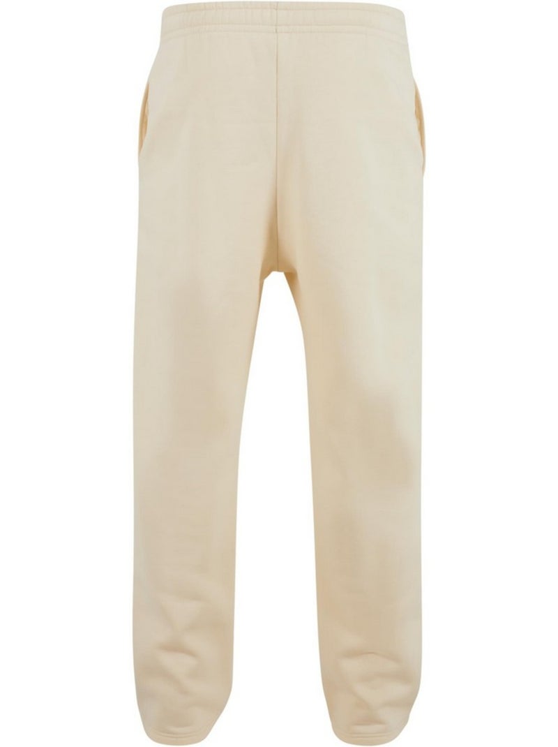 Pantalon de jogging fluffy - build your brand Blanc nacré - Kiabi