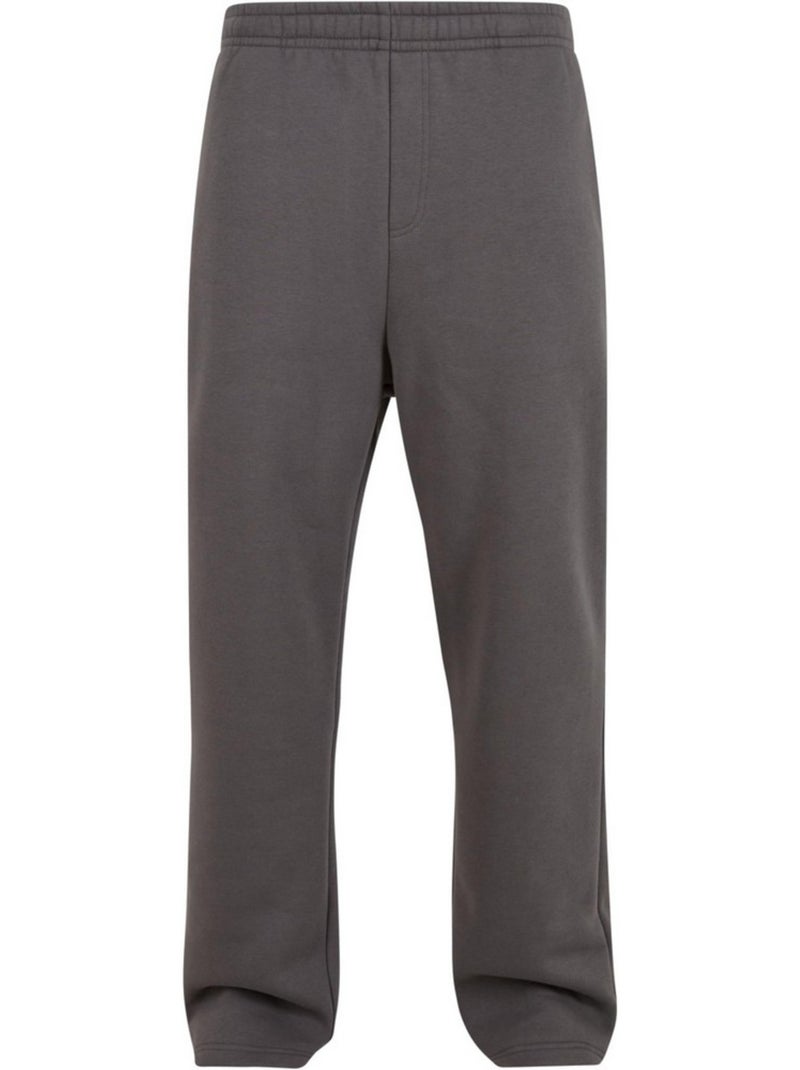 Pantalon de jogging fluffy - build your brand Gris Gris anthracite - Kiabi