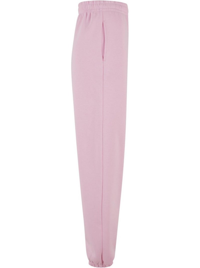 Pantalon de jogging fluffy - build your brand Rose clair - Kiabi