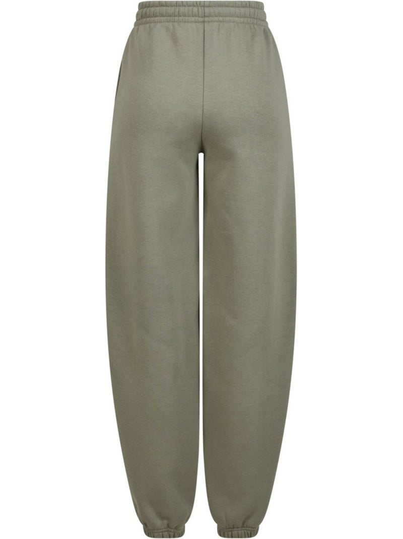 Pantalon de jogging fluffy - build your brand Vert olive - Kiabi