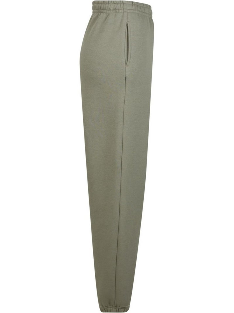 Pantalon de jogging fluffy - build your brand Vert olive - Kiabi