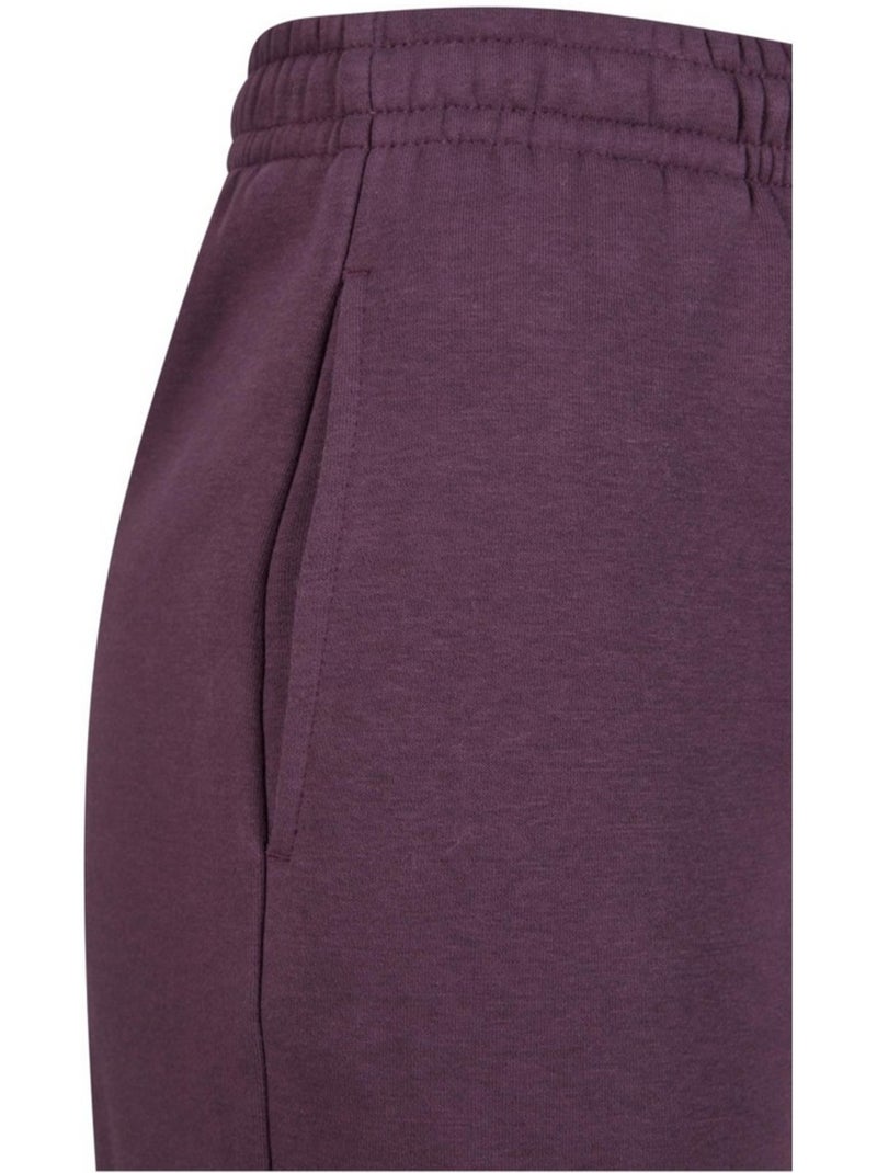 Pantalon de jogging fluffy - build your brand Violet prune - Kiabi