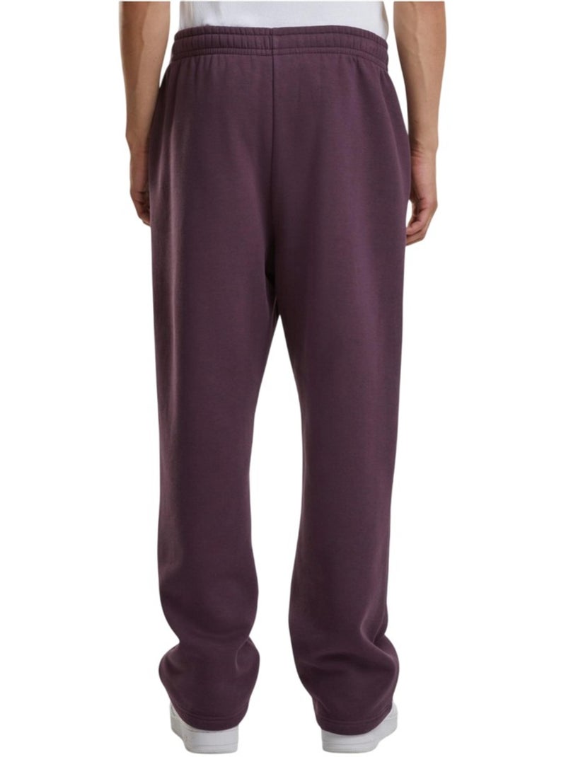 Pantalon de jogging fluffy - build your brand Violet prune - Kiabi