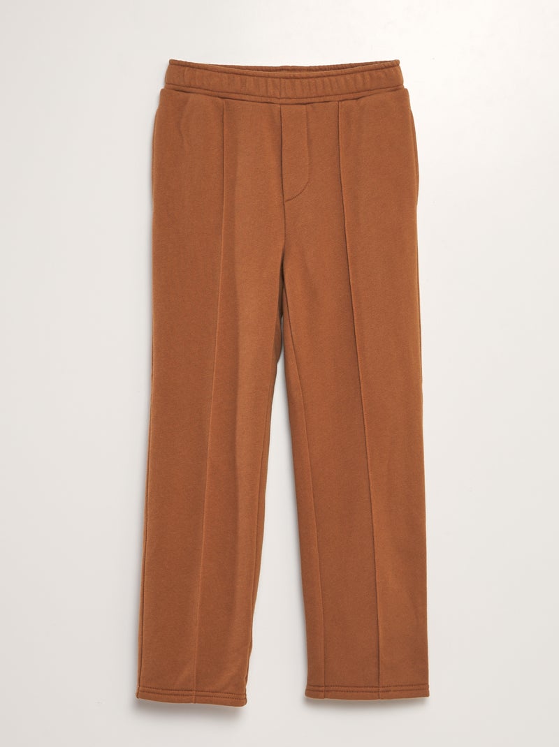 Pantalon de jogging french terry Camel - Kiabi