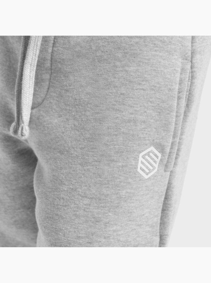 Pantalon de jogging garçon lifestyle enfants snug Blanc Gris - Kiabi