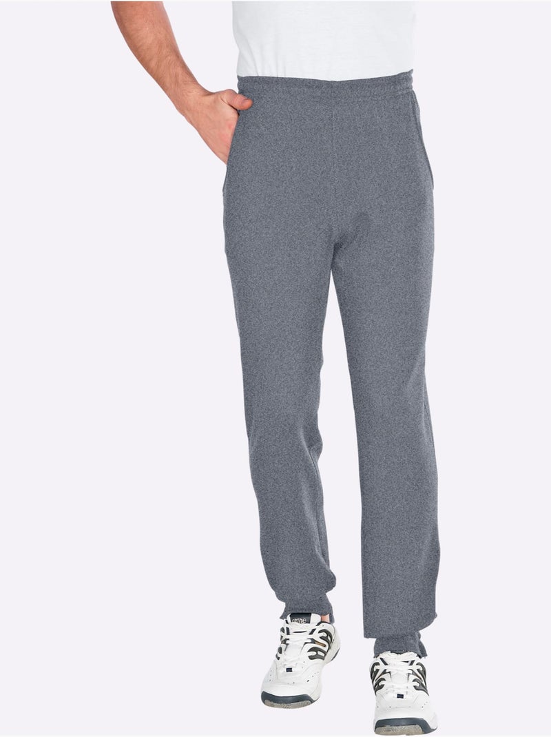 Pantalon De Jogging Glissière Aux Jambes - Taille Standard - Moda Vilona Noir Gris anthracite - Kiabi
