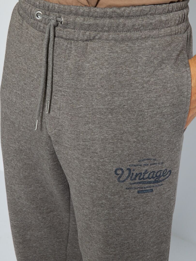 Pantalon de jogging gris - Kiabi