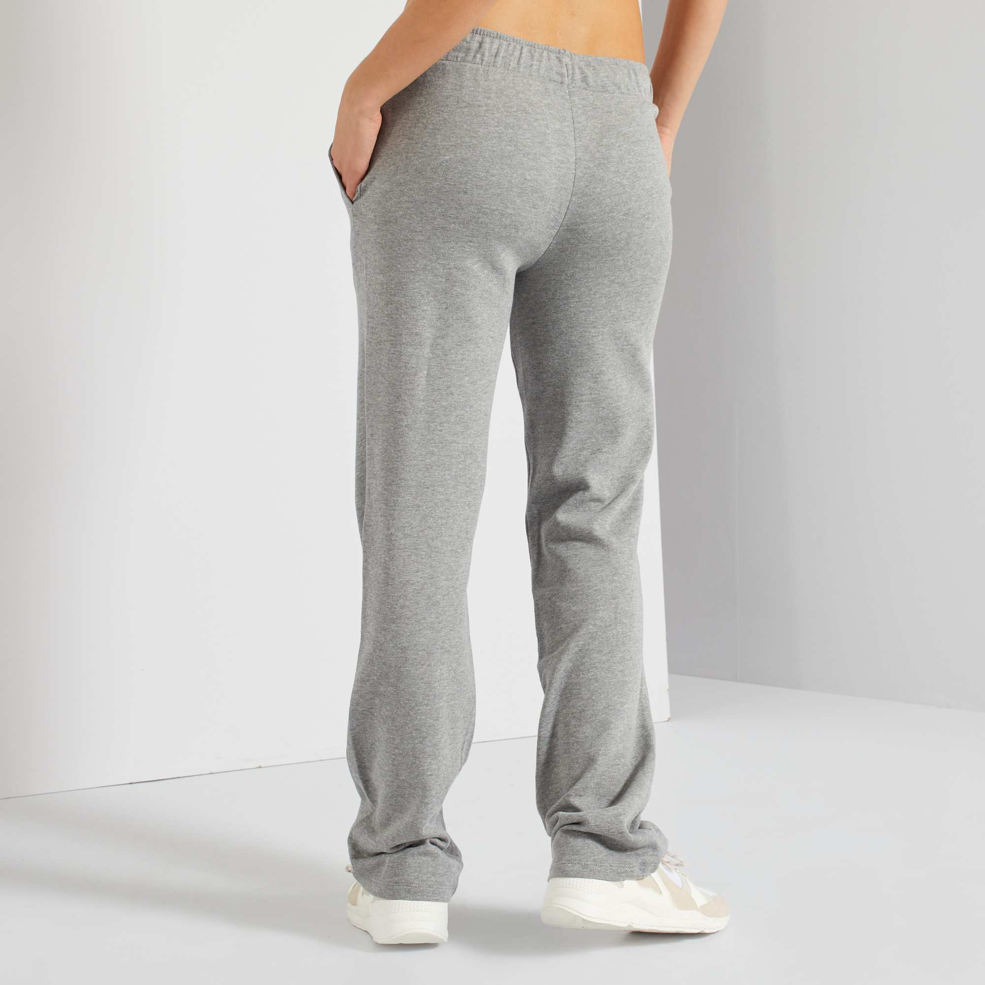 pantalon jogging femme gris