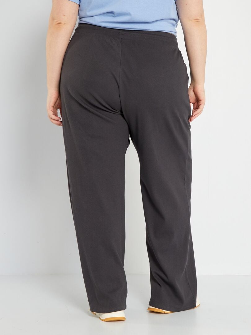 Pantalon de jogging gris foncé - Kiabi