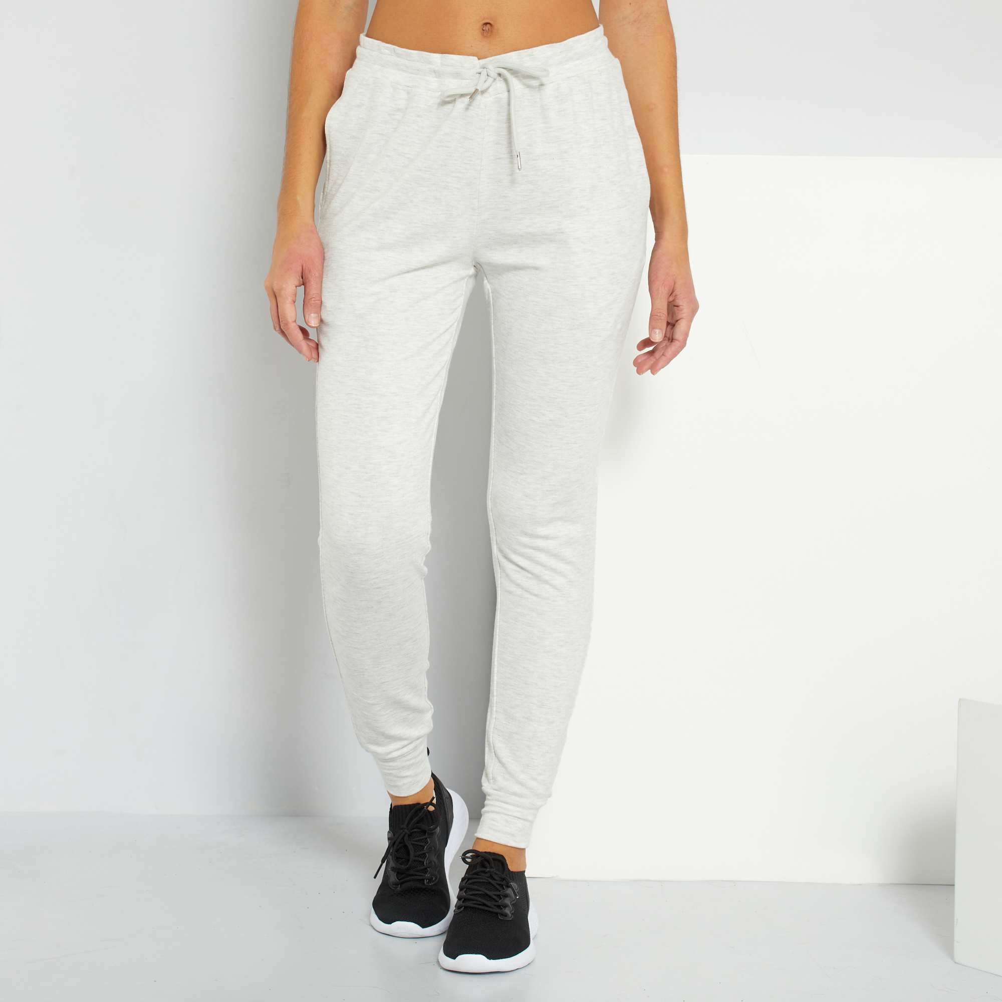 pantalon jogging femme gris