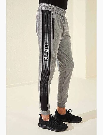 Pantalon de jogging homme à imprimé texte tommy