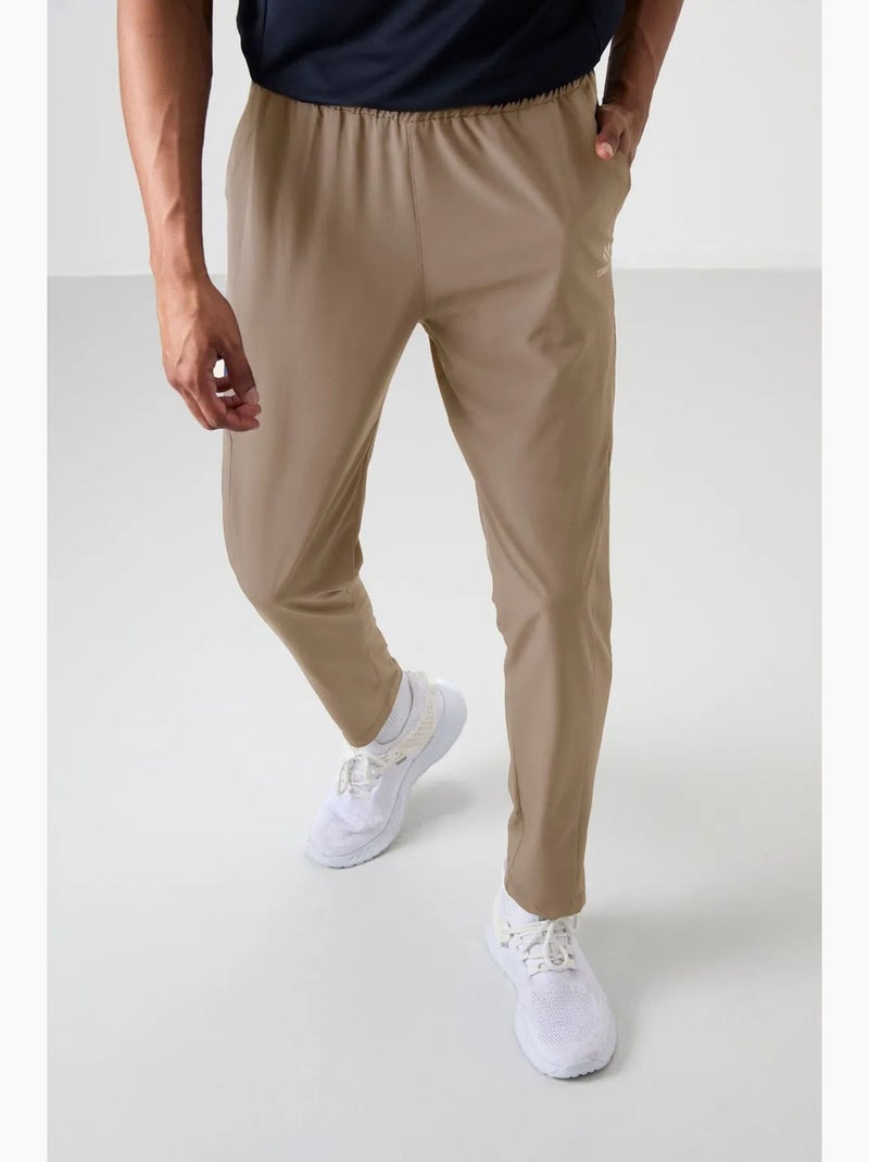 Pantalon de jogging homme à jambe droite, sans coutures tommy Kaki - Kiabi