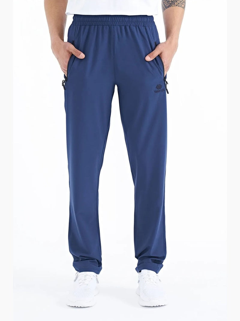 Pantalon de jogging homme à jambe droite tommy Bleu marine - Kiabi