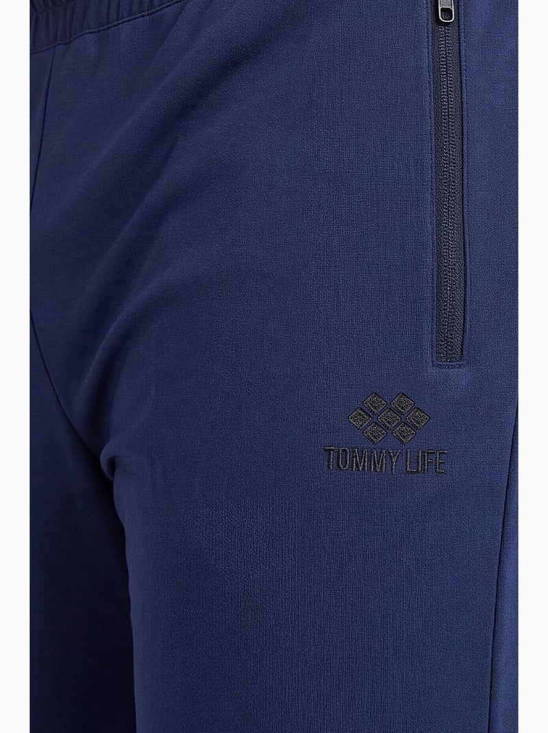 Pantalon de jogging homme à jambe droite tommy Bleu marine - Kiabi