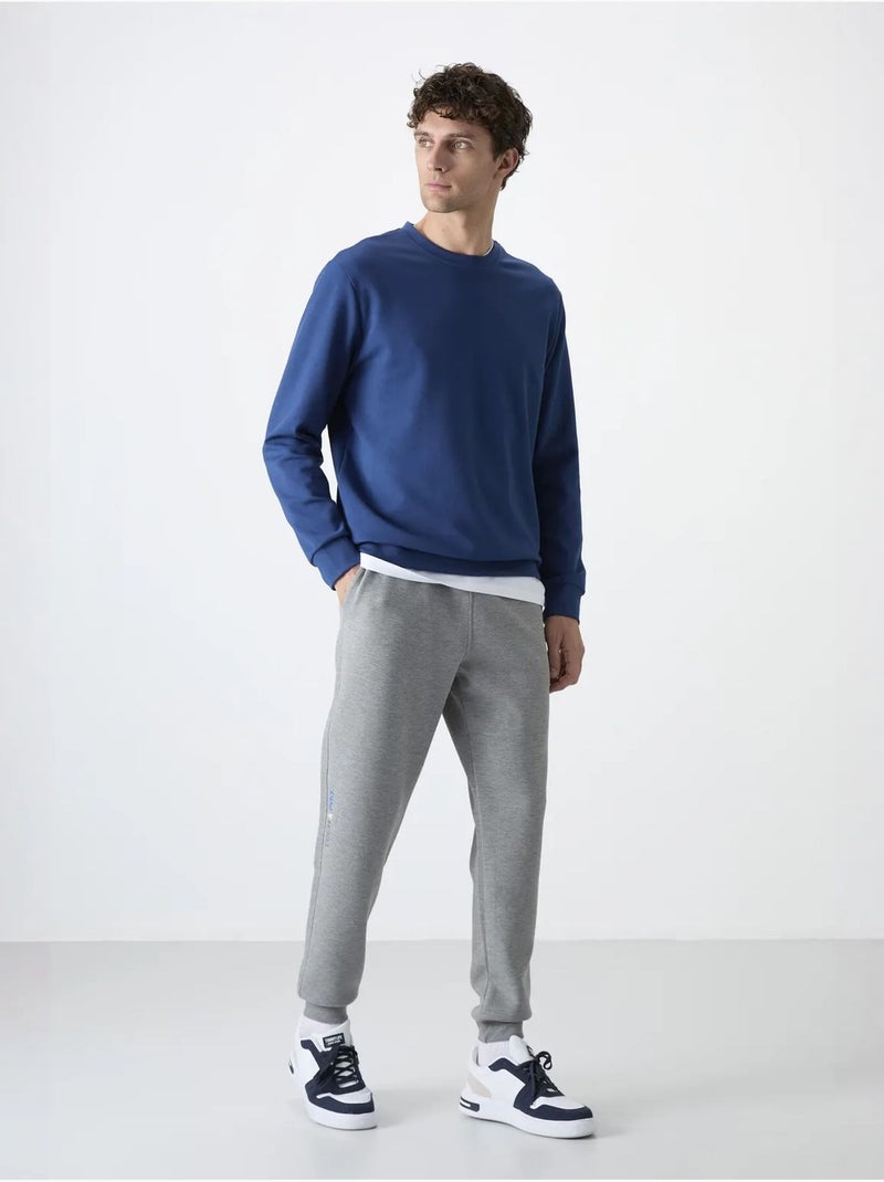 Pantalon de jogging homme à jambe fuselée tommy Gris clair - Kiabi