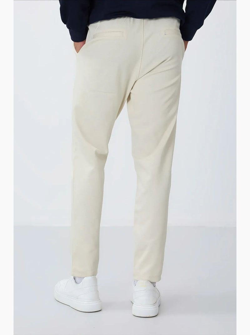 Pantalon de jogging homme à taille élastique tommy Crème - Kiabi