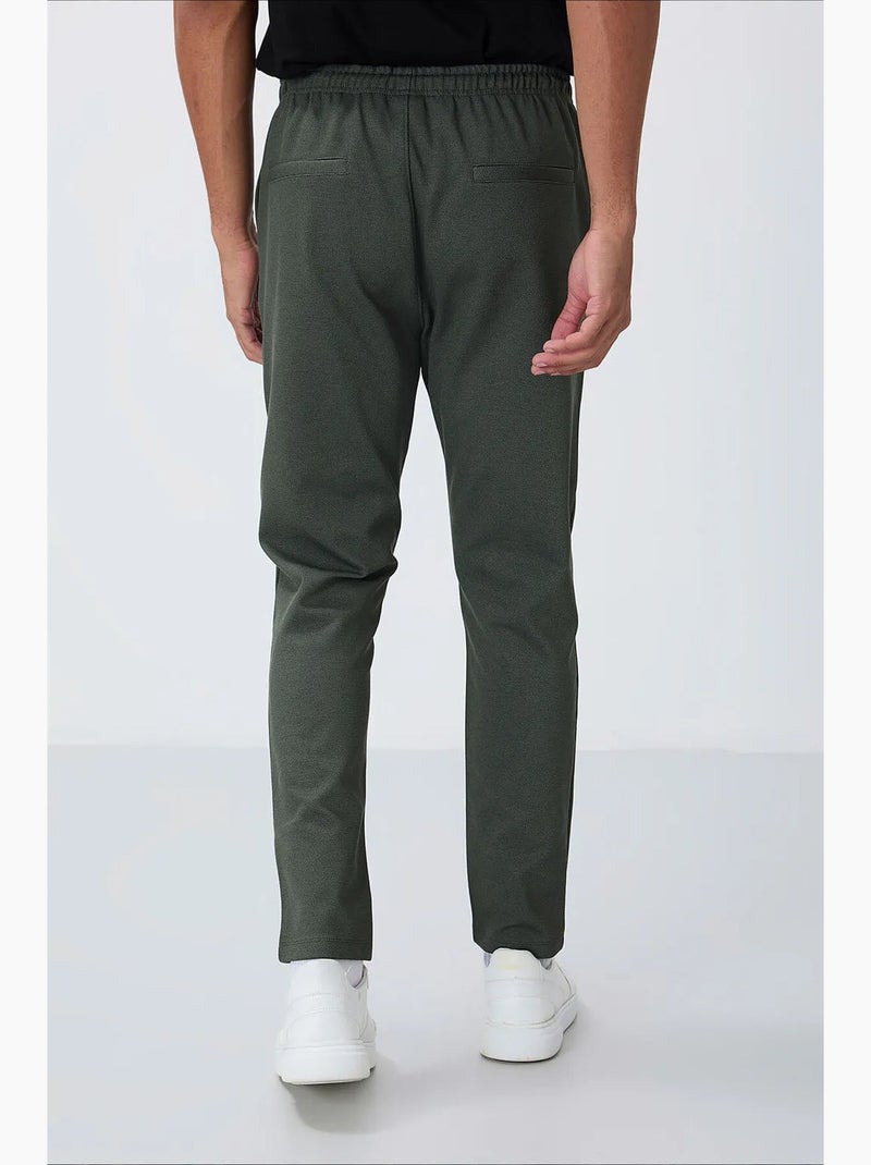 Pantalon de jogging homme à taille élastique tommy Vert kaki - Kiabi