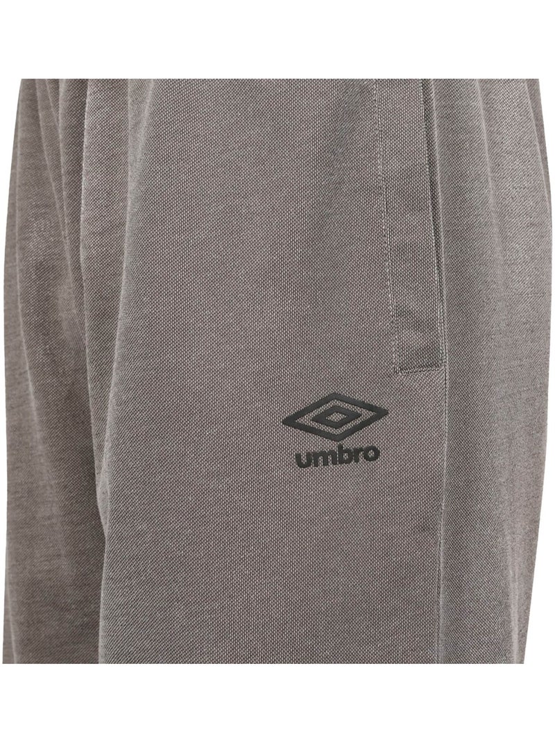 Pantalon de jogging homme avec poche et flocage en relief 7718040 Umbro Beige - Kiabi