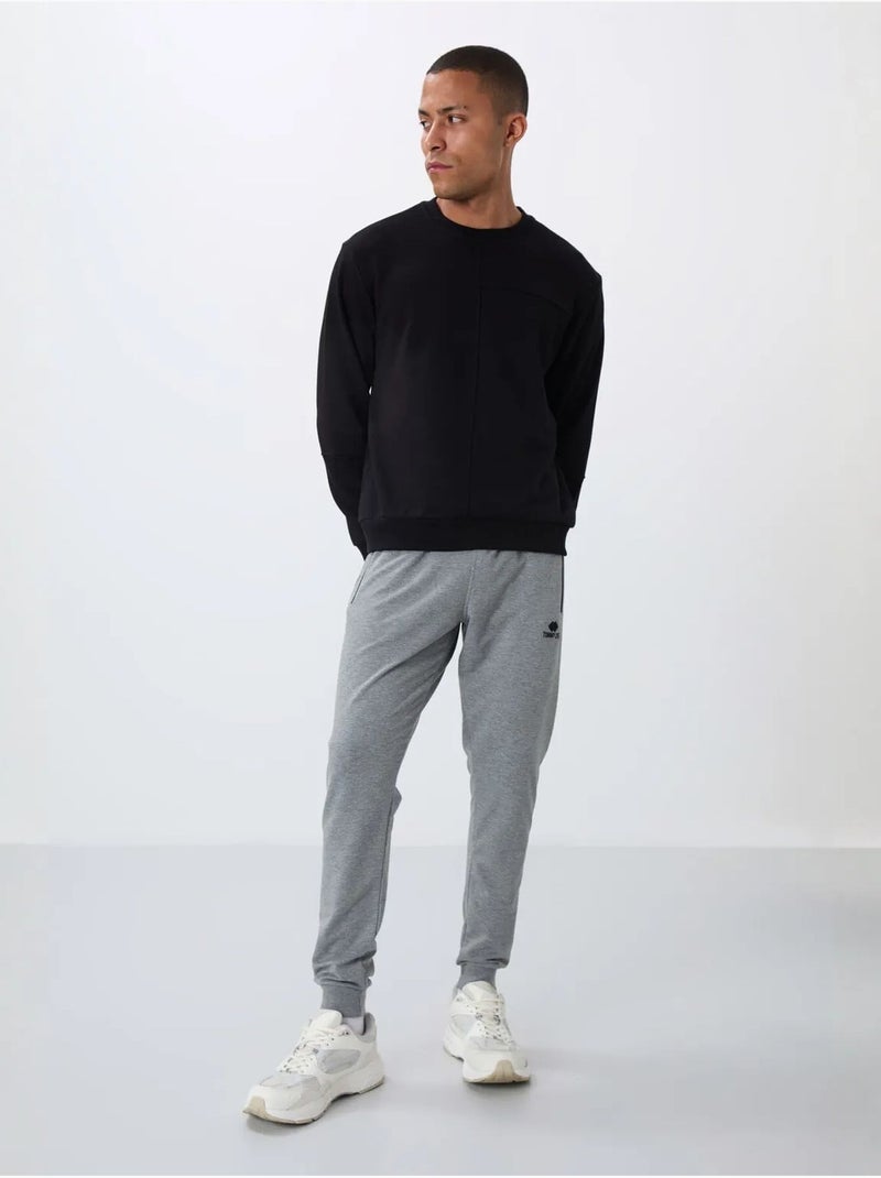 Pantalon de jogging homme avec poche zippée tommy Gris - Kiabi