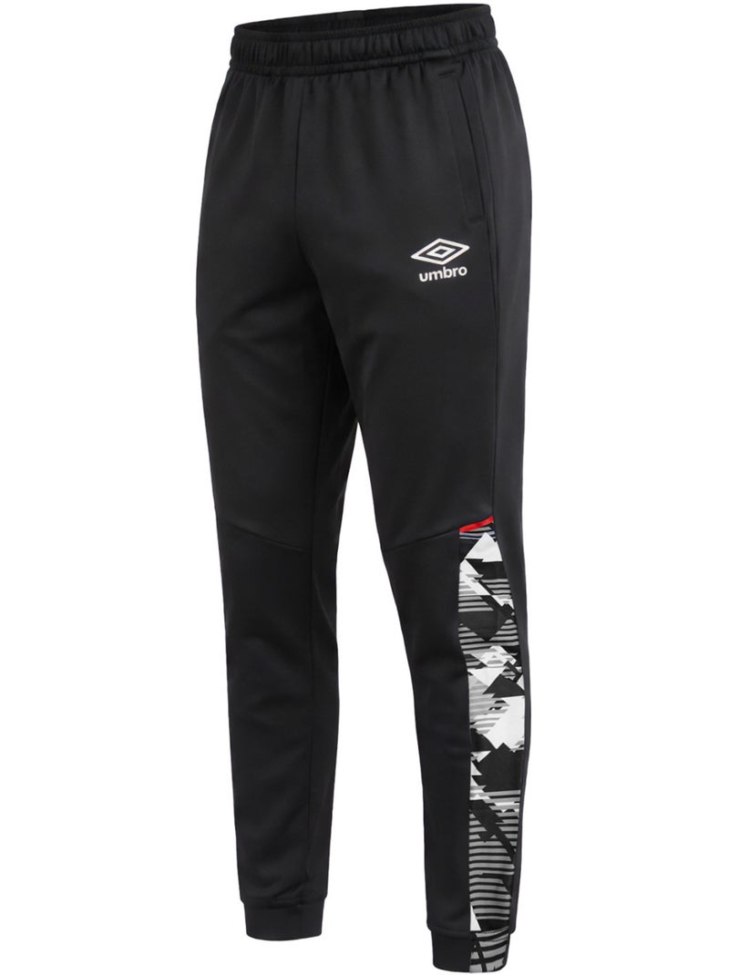 Pantalon de jogging homme bi-matière avec poches et logo 123830 umbro Noir - Kiabi