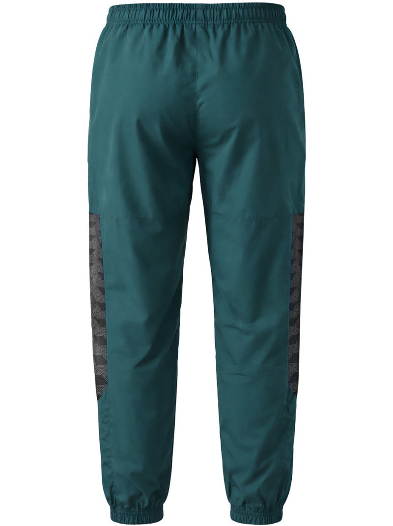 Pantalon de jogging homme bi-matière poches zippées et logo 224730 umbro Vert - Kiabi