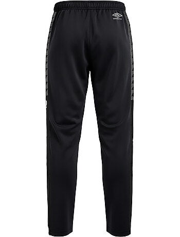 Pantalon de jogging homme bi-matière poches zippées et logo umbro