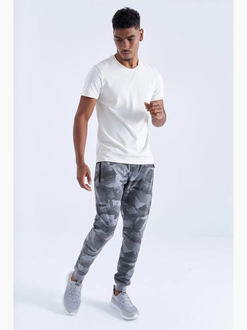 Pantalon de jogging homme camouflage, coupe slim tommy - Kiabi Pantalon de jogging homme camouflage, coupe slim tommy - Kiabi