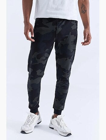 Pantalon de jogging homme camouflage, coupe slim tommy