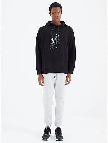 Pantalon de jogging homme coupe décontractée en molleton tommy