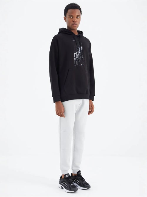 Pantalon de jogging homme coupe décontractée en molleton tommy - Kiabi