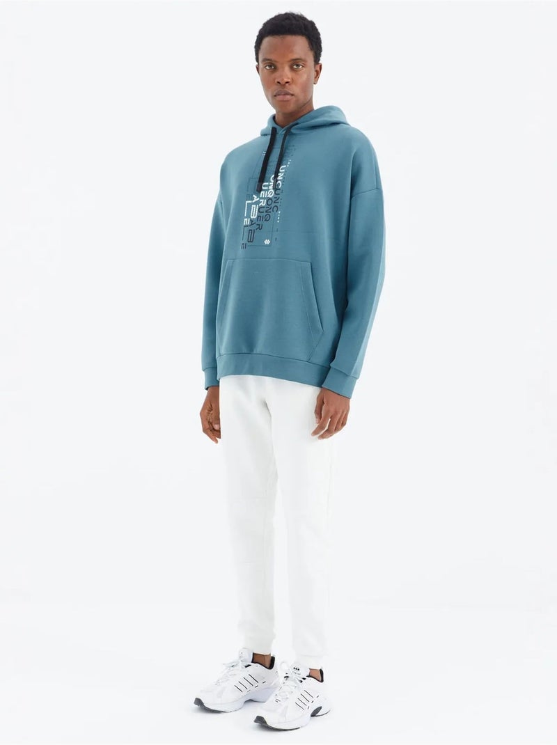 Pantalon de jogging homme coupe décontractée en molleton tommy Blanc - Kiabi