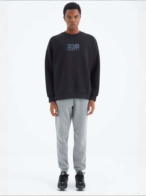 Pantalon de jogging homme coupe décontractée en molleton tommy - Kiabi