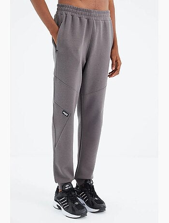 Pantalon de jogging homme coupe décontractée en molleton tommy